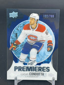 2023 UPPER DECK ICE - BLUE - ICE PREMIERES - L. CONDOTTA - #186 - #'D/799 - RC