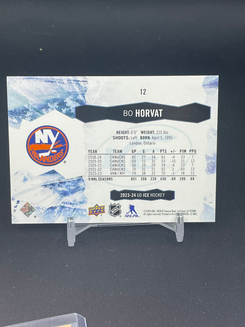 2023 UPPER DECK ICE - GREYSCALE - B. HORVAT - #12 - #'D/99