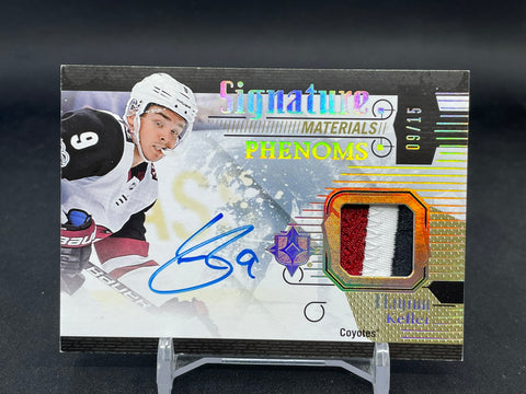 2017 UPPER DECK ULTIMATE - SIGNATURE MATERIALS PHENOMS - C. KELLER - #SMP-CK - #'D/15 - RELIC - AUTOGRAPH