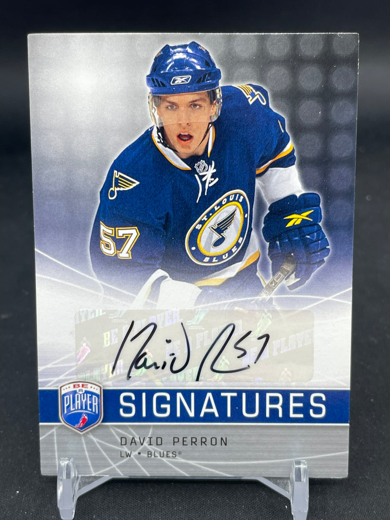2008 UPPER DECK BE A PLAYER - SIGNATURES - D. PERRON -