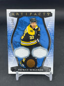 2023 UPPER DECK ARTIFACTS - P. BERGERON - #78 - #'D/249 - DUAL RELIC