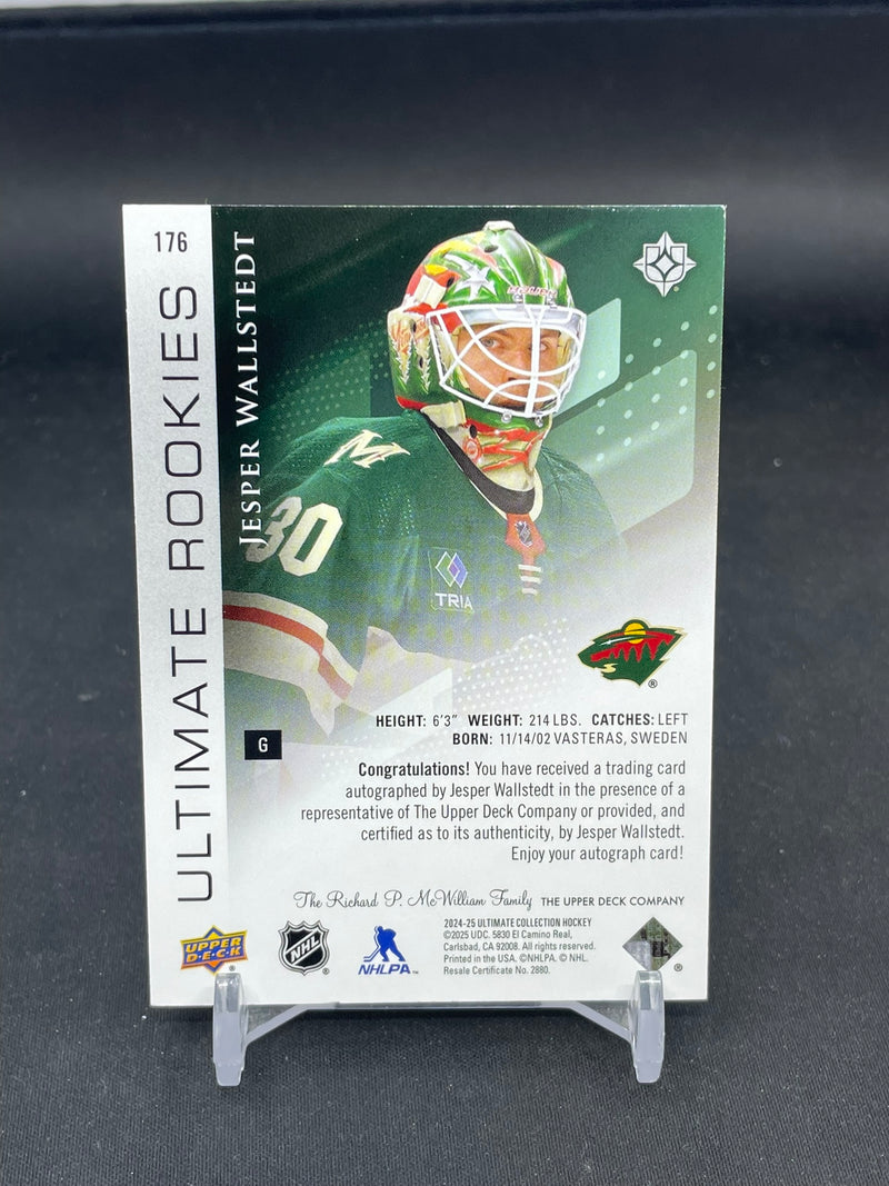 2024 UPPER DECK ULTIMATE - ULTIMATE ROOKIES - J. WALLSTEDT - #176 - #'D/299 - AUTOGRAPH - RC