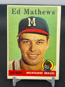 1958 TOPPS - E. MATHEWS -