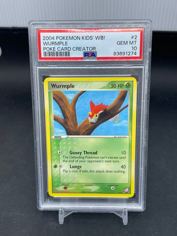 POKEMON - POKE CARD CREATOR - WURMPLE - #2 - PSA 10