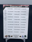 2022 UPPER DECK SERIES ONE - UD CANVAS - YOUNG GUNS CHECKLIST - M. BOLDY / M. ROSSI -