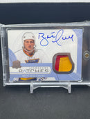 2011 UPPER DECK THE CUP - SIGNATURE PATCHES - B. HULL - #SP-BH - #'D/35 - RELIC - AUTOGRAPH