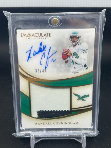 2019 PANINI IMMACULATE - R. CUNNINGHAM - #PPA-RCU - #'D/49 - RELIC - AUTOGRAPH