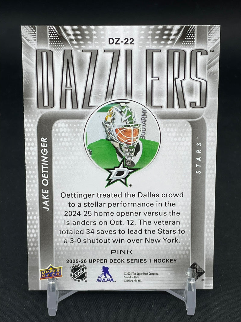2025 UPPER DECK SERIES ONE - PINK - DAZZLERS - J. OETTINGER -