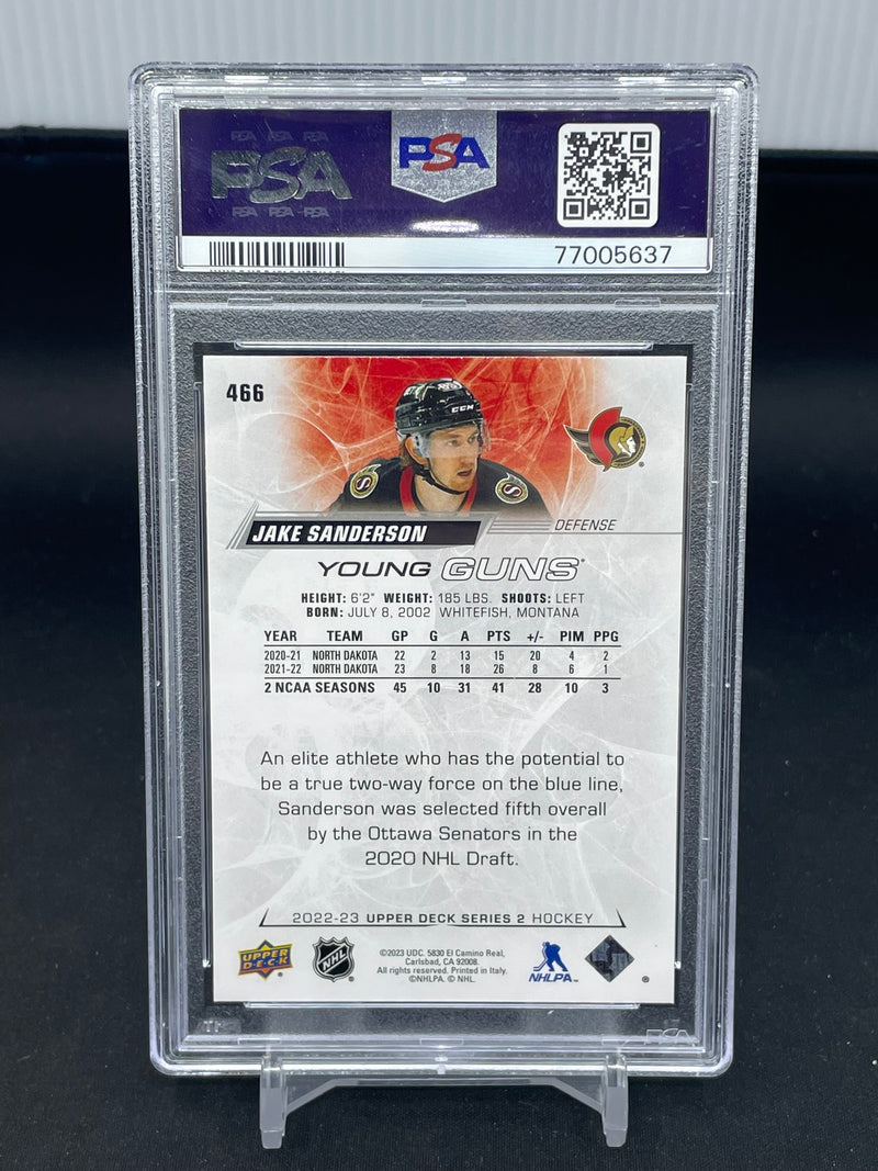 2022 UPPER DECK SERIES TWO - YOUNG GUNS - J. SANDERSON -