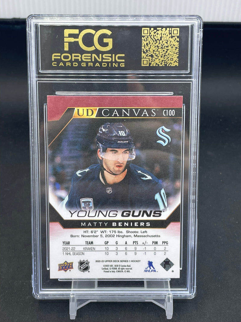 2022 UPPER DECK SERIES ONE - UD CANVAS - YOUNG GUNS - M. BENIERS -