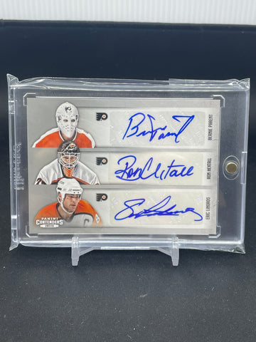 2013 PANINI CONTENDERS - SIXES AUTOGRAPHS - B. PARENT / R. HEXTALL / E. LINDROS / C. GIROUX / L. SCHENN / S. COUTURIER - #C6-PHI - 6X AUTOGRAPHS