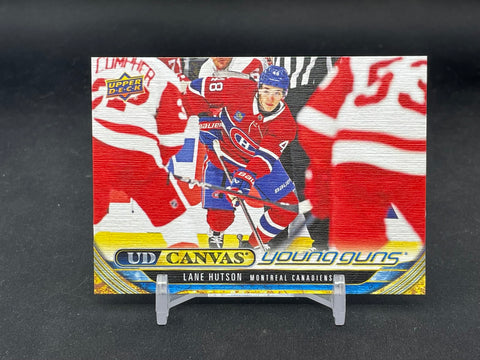 2024 UPPER DECK SERIES ONE - UD CANVAS - YOUNG GUNS - L. HUTSON - #C-111 - RC
