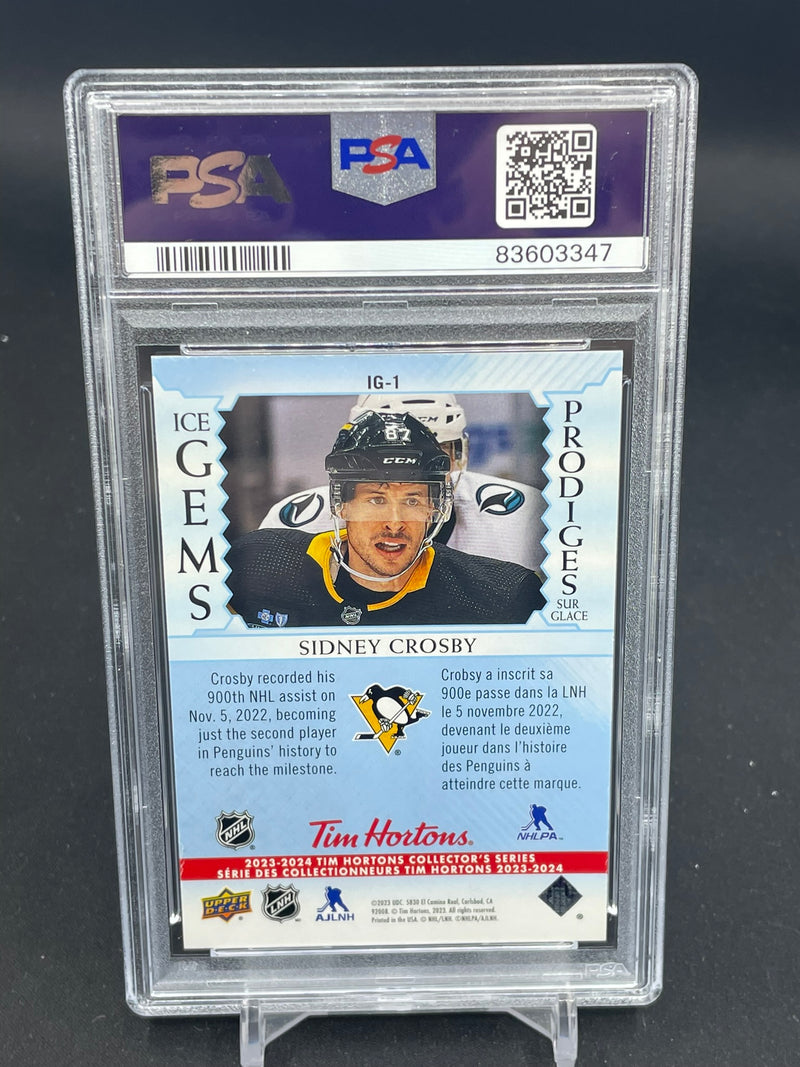 2023 UPPER DECK TIM HORTONS - ICE GEMS - S. CROSBY -