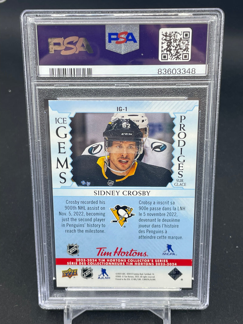 2023 UPPER DECK TIM HORTONS - ICE GEMS - S. CROSBY -