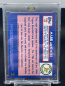 2019 TOPPS - '84 TOPPS BASEBALL - M. MCGWIRE - #T84-49 - #'D/30 - AUTOGRAPH