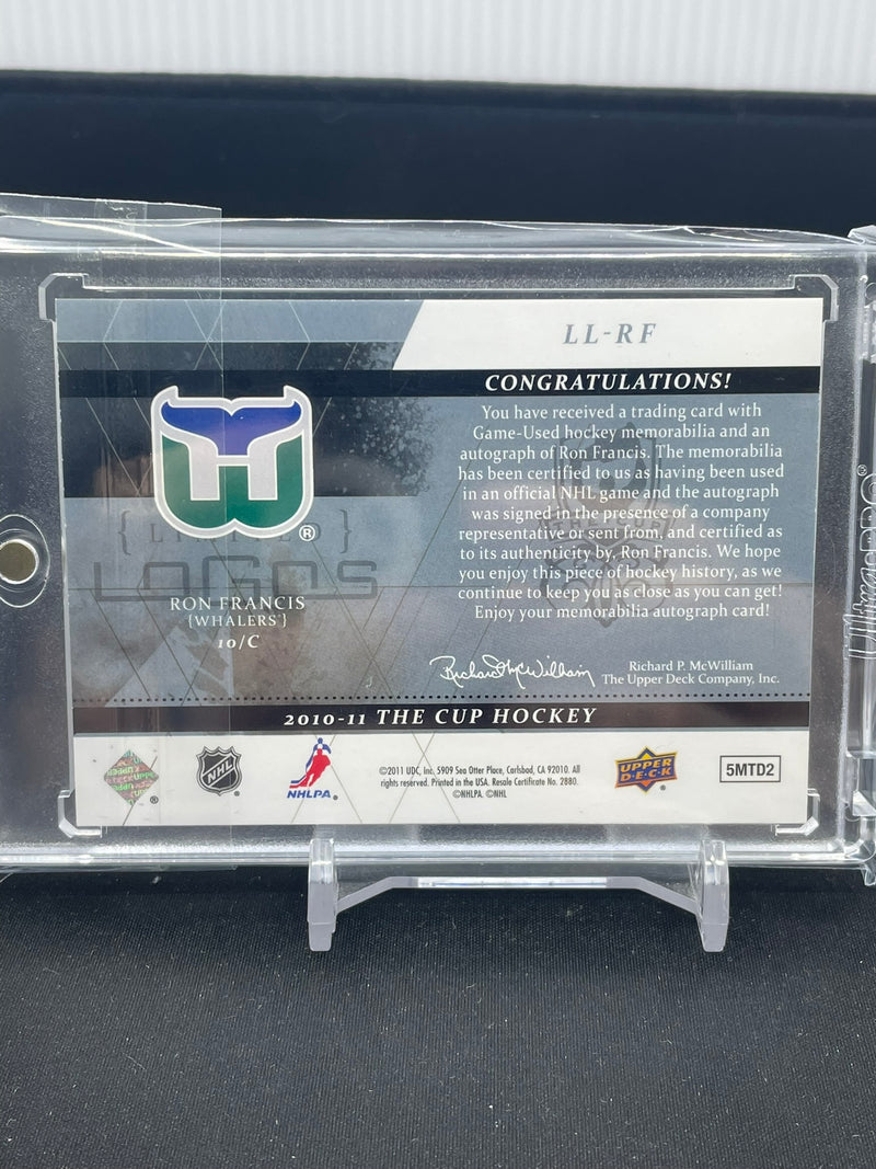 2010 UPPER DECK THE CUP - LIMITED LOGOS - R. FRANCIS - #LL-RF - #'D/50 - RELIC - AUTOGRAPH