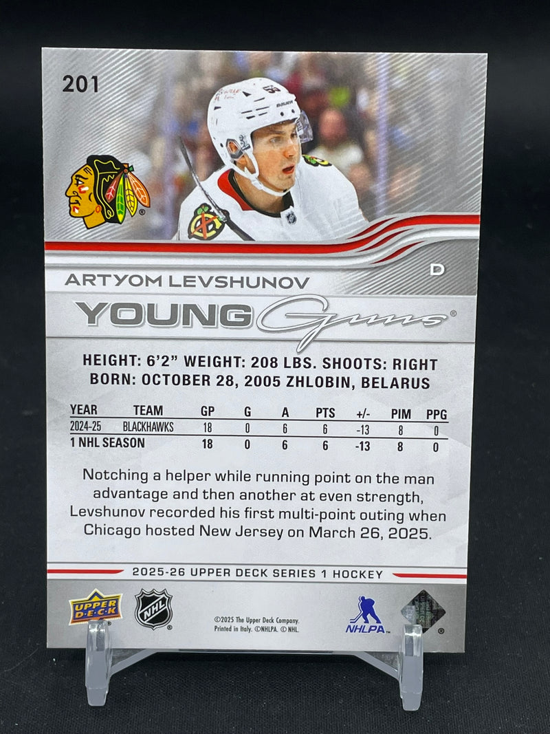 2025 UPPER DECK SERIES ONE - YOUNG GUNS - A. LEVSHUNOV -