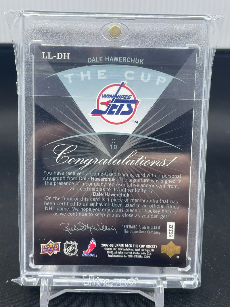 2007 UPPER DECK THE CUP - LIMITED LOGOS - D. HAWERCHUK - #LL-DH - #'D/50 - RELIC - AUTOGRAPH