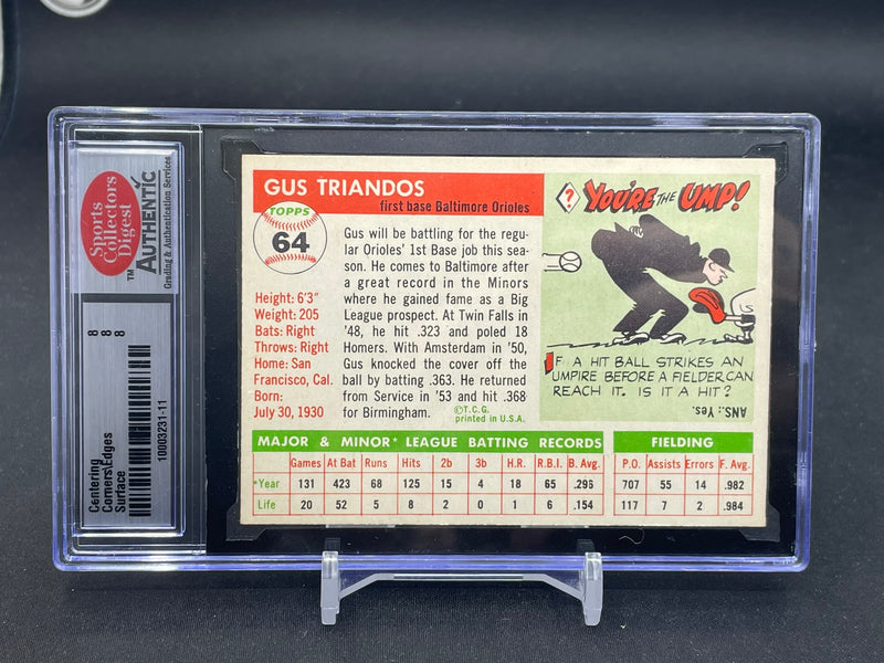 1955 TOPPS - G. TRIANDOS -