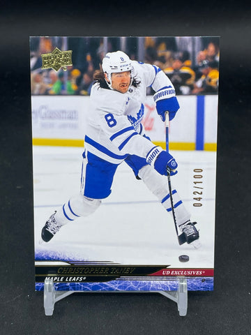2024 UPPER DECK EXTENDED SERIES - UD EXCLUSIVES - C. TANEV - #623 - #'D/100