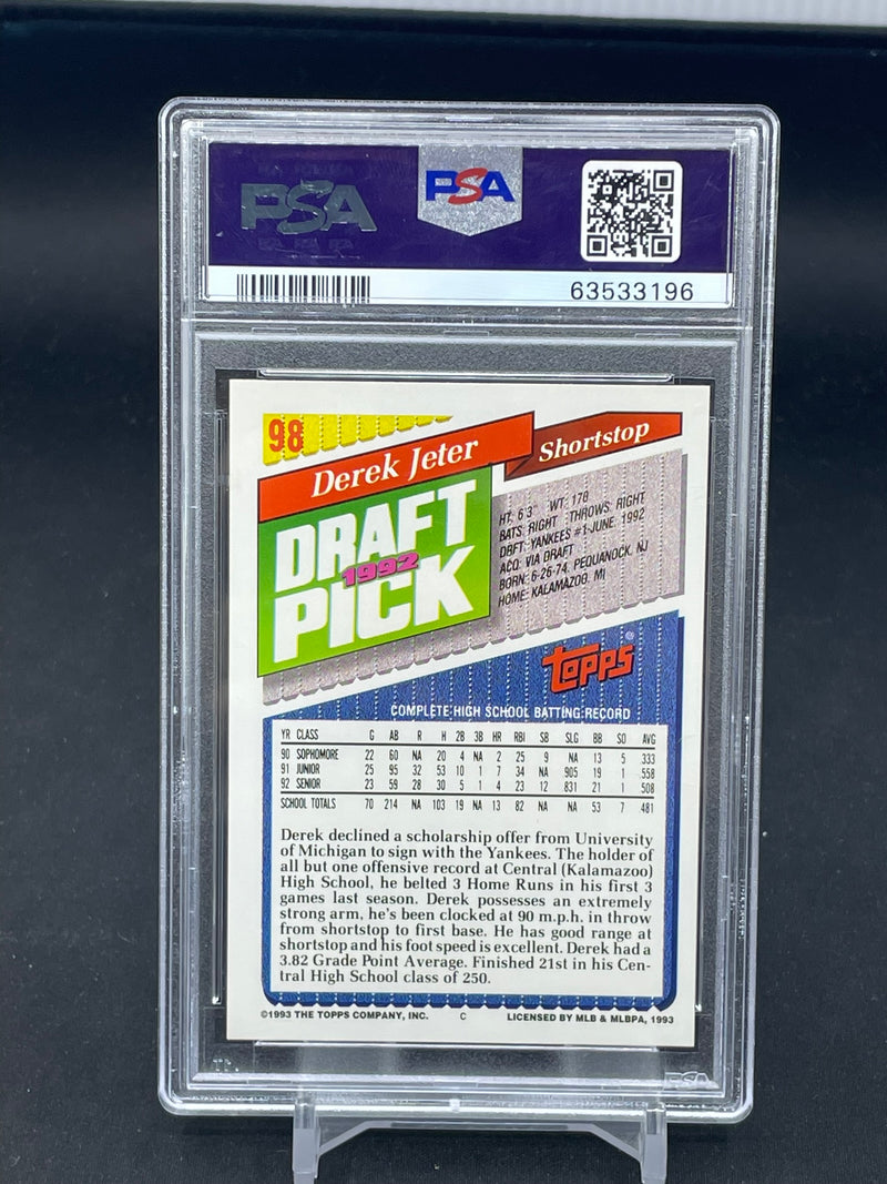 1993 TOPPS - FLA MARLINS INAUGURAL - D. JETER -