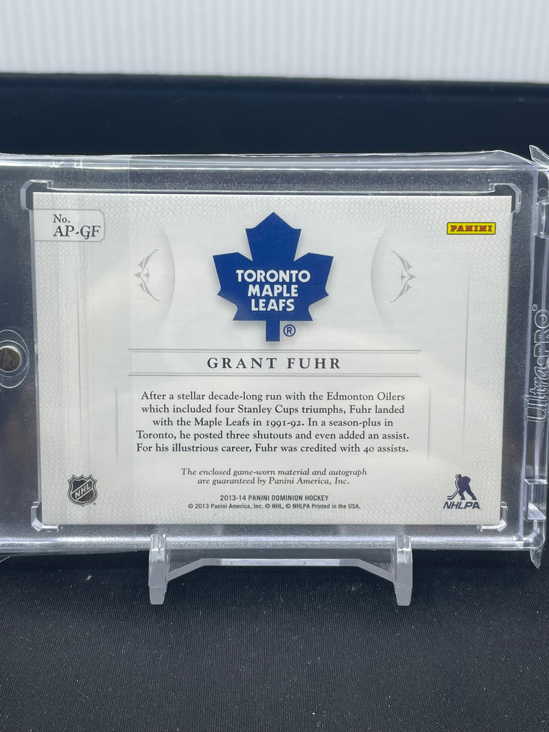 2013 PANINI DOMINION - G. FUHR - #AP-GF - #'D/99 - RELIC - AUTOGRAPH