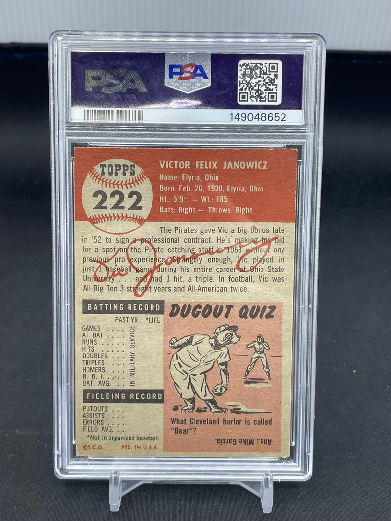 1953 TOPPS - V. JANOWICZ -