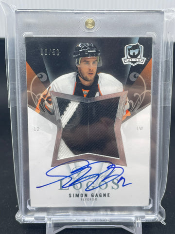 2007 UPPER DECK THE CUP - LIMITED LOGOS - S. GAGNE - #LL-SI - #'D/50 - RELIC - AUTOGRAPH