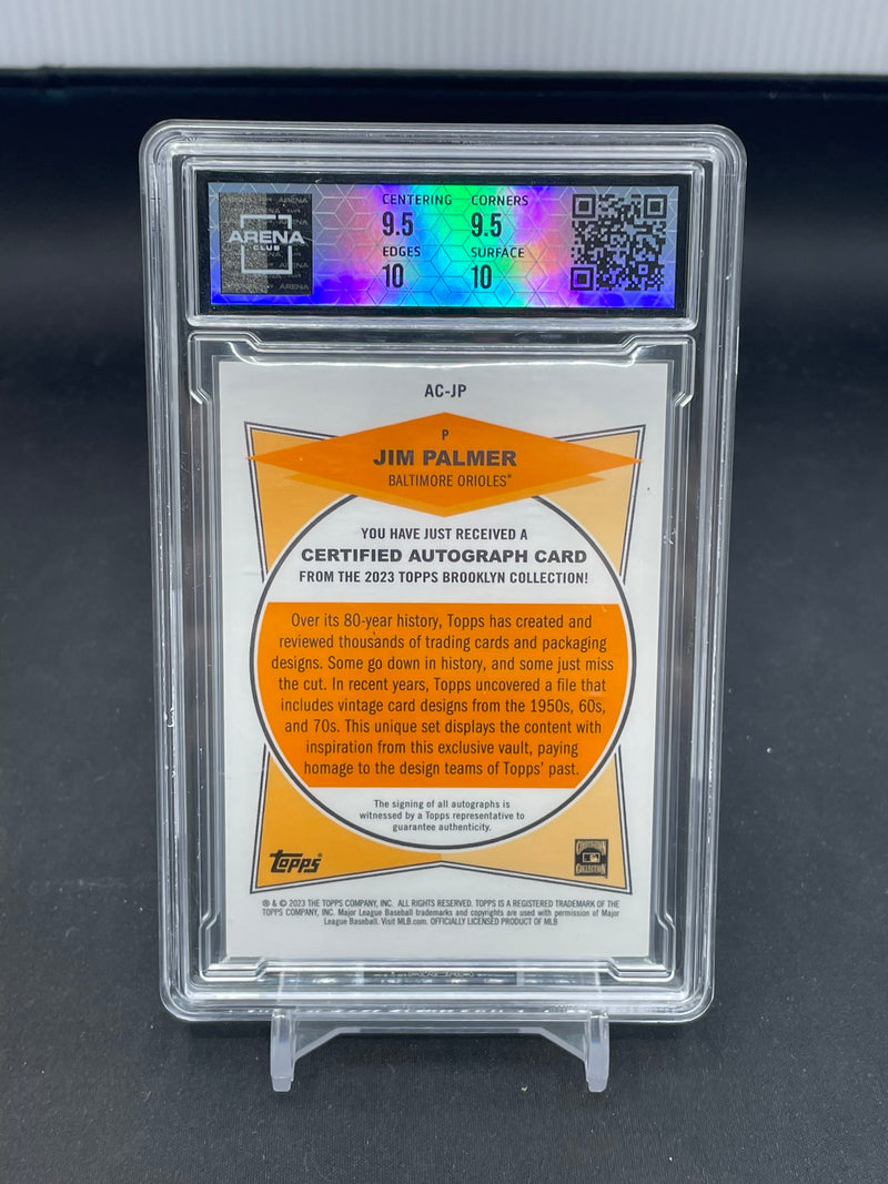 2023 TOPPS BROOKLYN COLLECTION - ORANGE - J. PALMER - #AC-JP - #'D/20 - AUTOGRAPH - AC 10