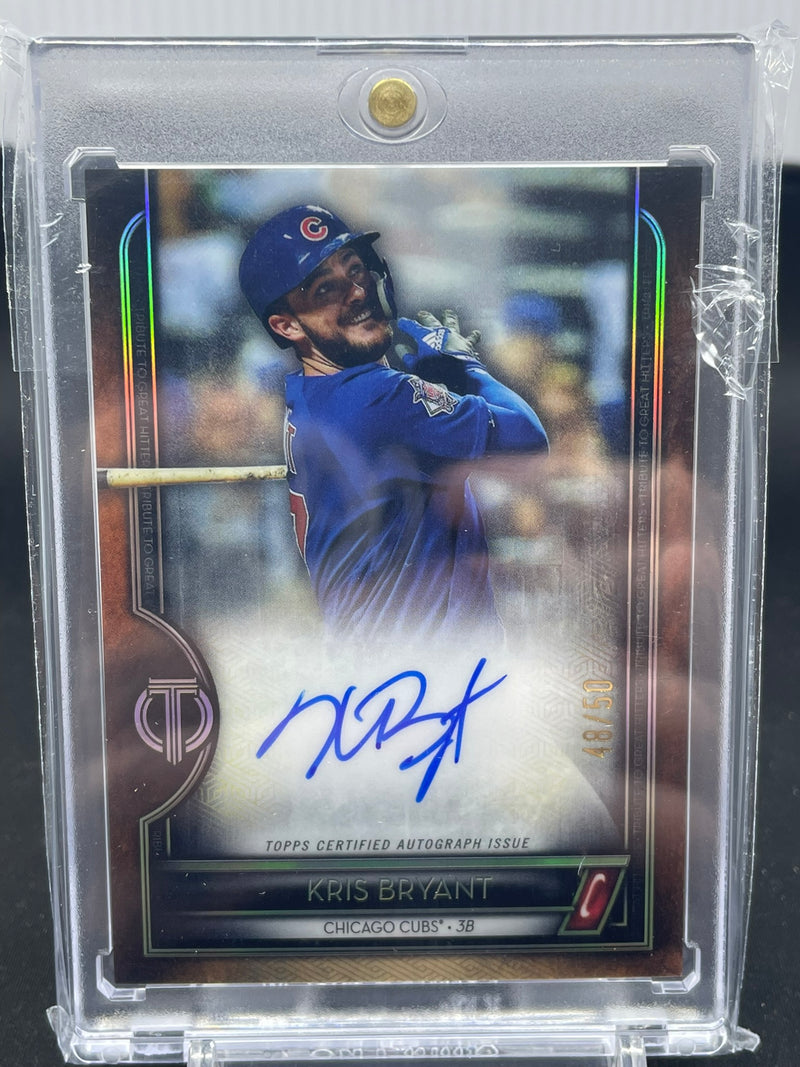 2020 TOPPS TRIBUTE - K. BRYANT - #TGH-KB - #'D/50 - AUTOGRAPH