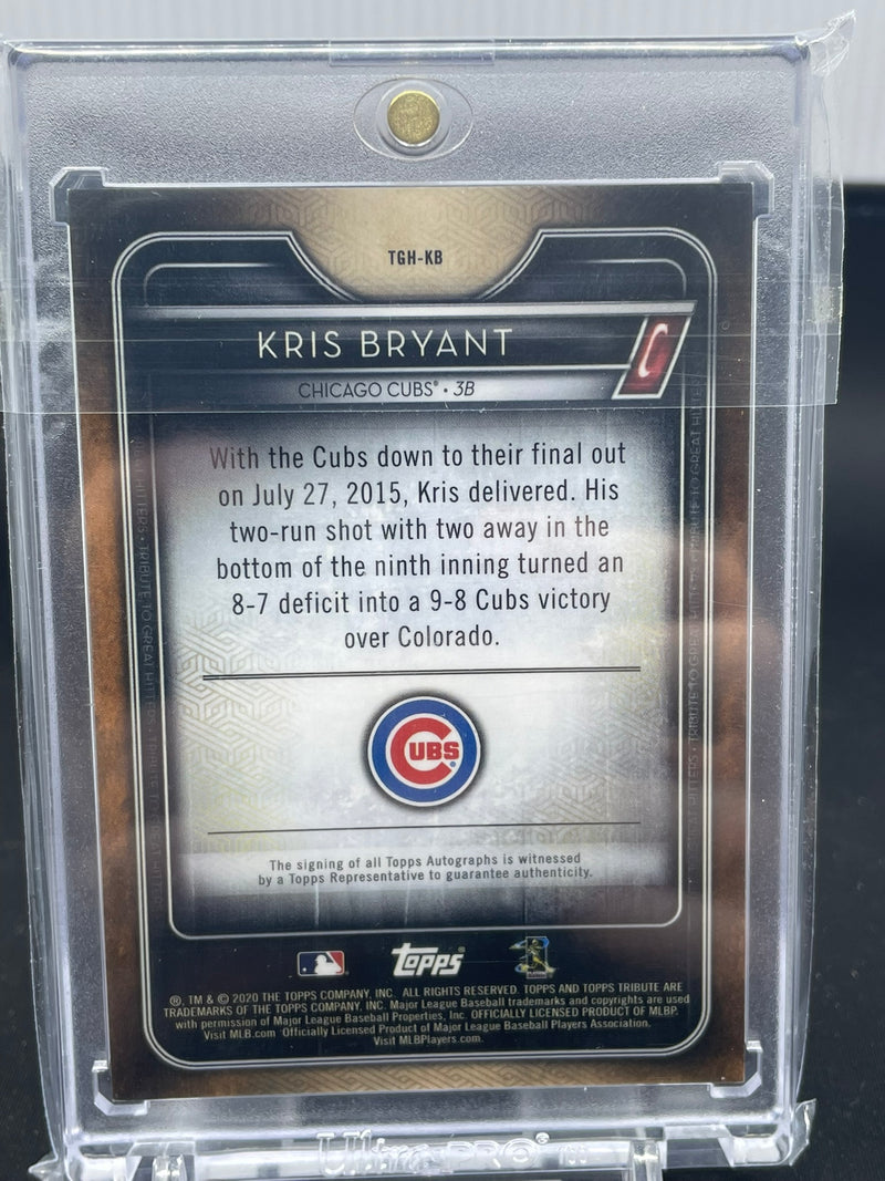 2020 TOPPS TRIBUTE - K. BRYANT - #TGH-KB - #'D/50 - AUTOGRAPH