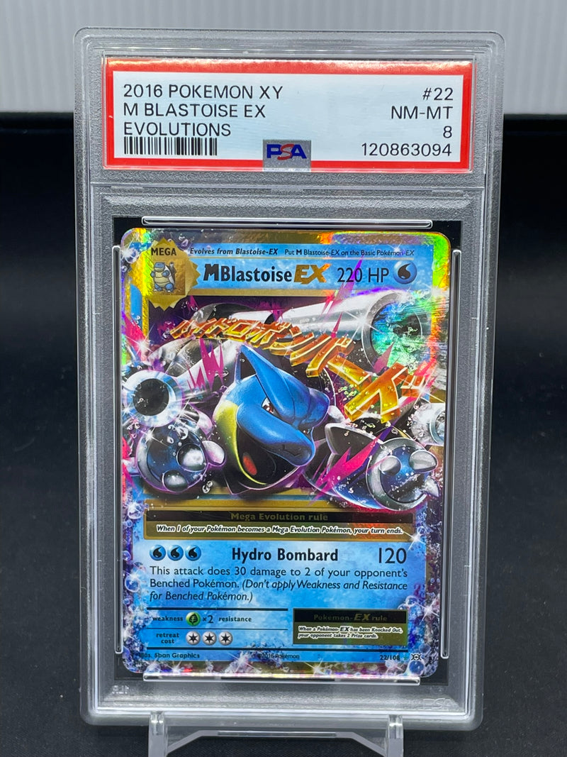 POKEMON - EVOLUTIONS - M BLASTOISE EX - HOLO -