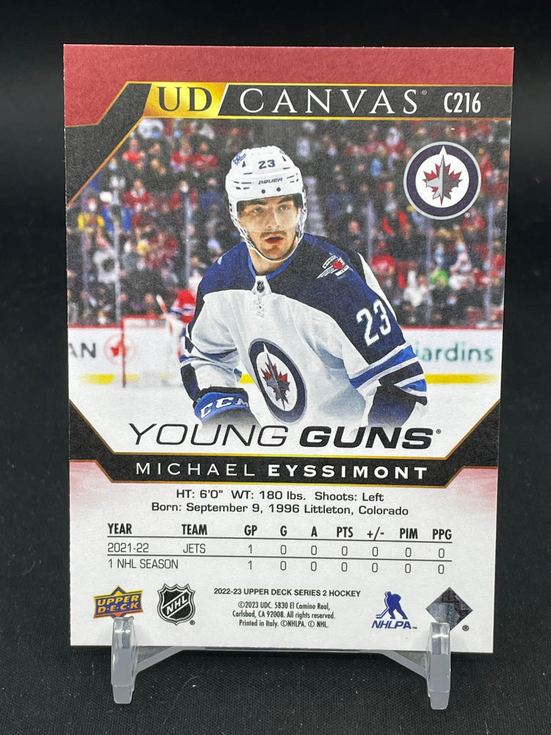 2022 UPPER DECK SERIES TWO - UD CANVAS - YOUNG GUNS - M. EYSSIMONT -