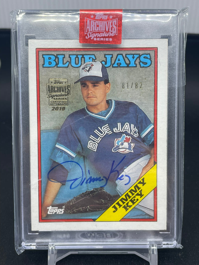 2019 TOPPS ARCHIVES - J. KEY - #682 - #'D/82 - AUTOGRAPH
