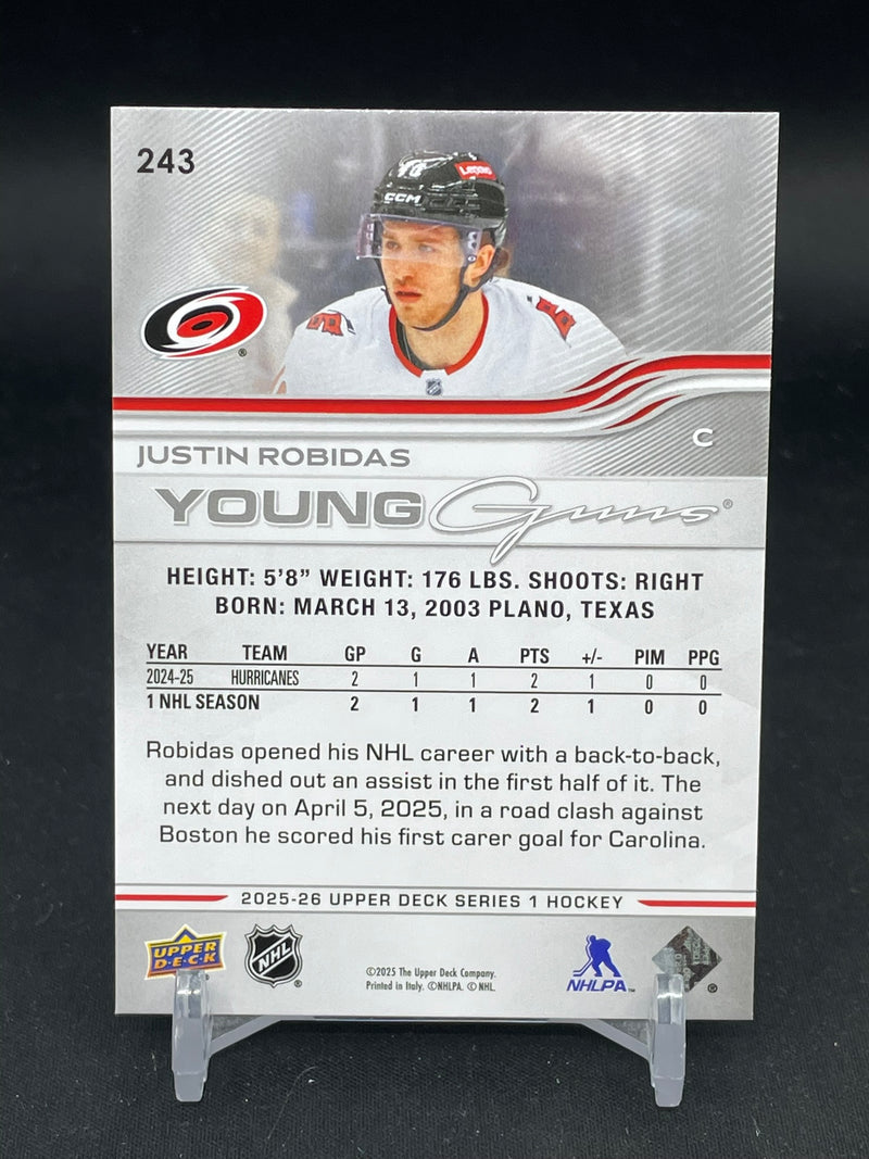 2025 UPPER DECK SERIES ONE - YOUNG GUNS - J. ROBIDAS -
