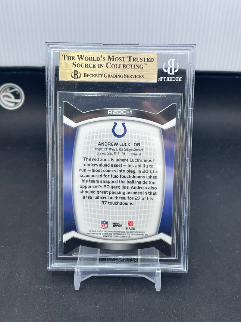 2012 TOPPS CHROME - REFRACTOR - RED ZONE ROOKIES - A. LUCK -