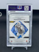 2022 PANINI ILLUSIONS - GREEN - ROOKIE ENDORSEMENTS - A. HUTCHINSON - #RE-AH - #'D/50 - AUTOGRAPH - PSA 8 - RC