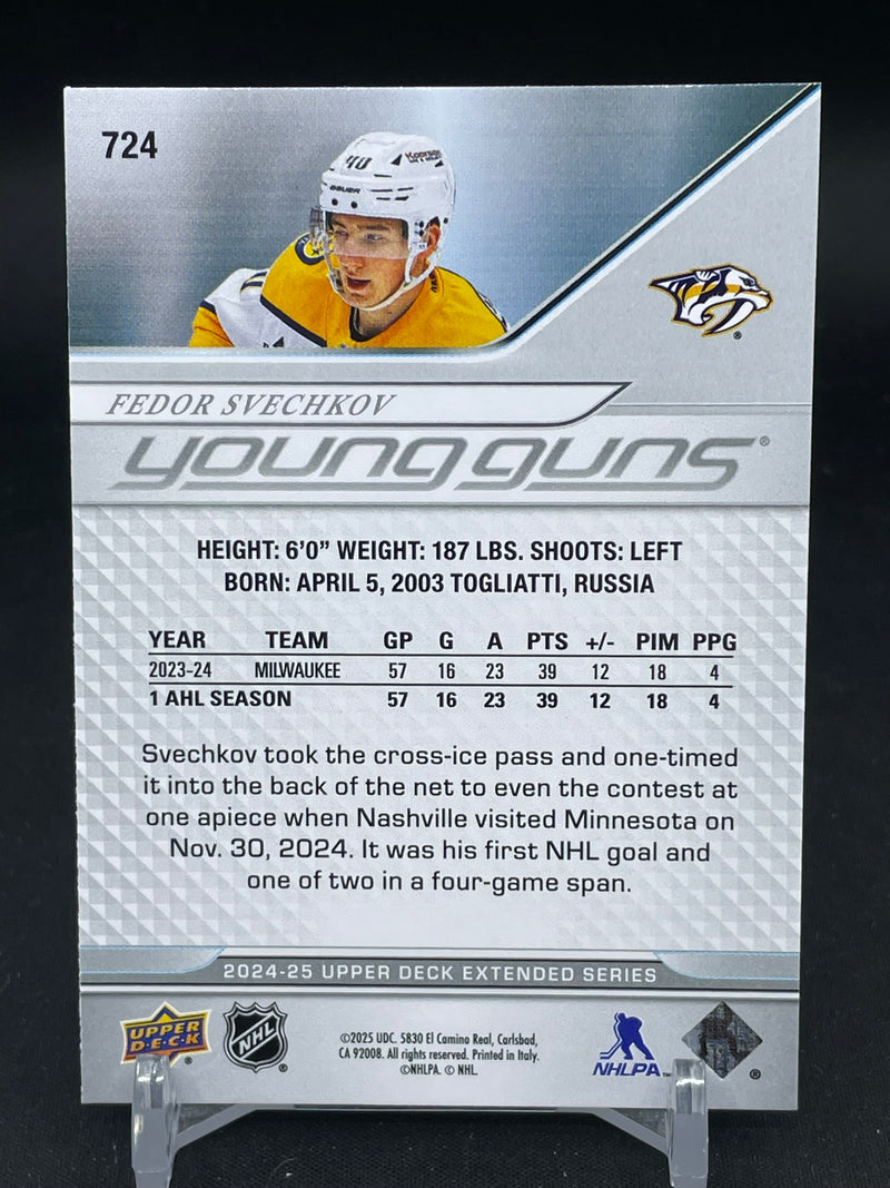2024 UPPER DECK EXTENDED SERIES - YOUNG GUNS - F. SVECHKOV -