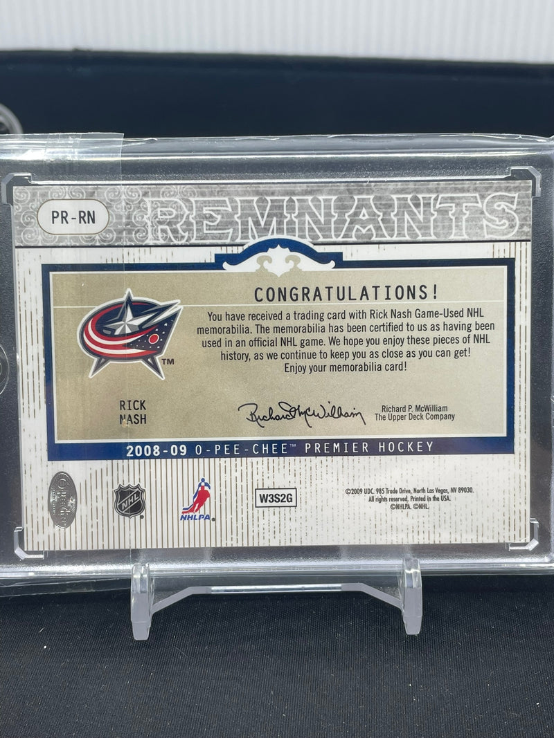 2008 UPPER DECK O-PEE-CHEE PREMIER - REMNANTS - R. NASH - #PR-RN - #'D/35 - TRIPLE RELIC