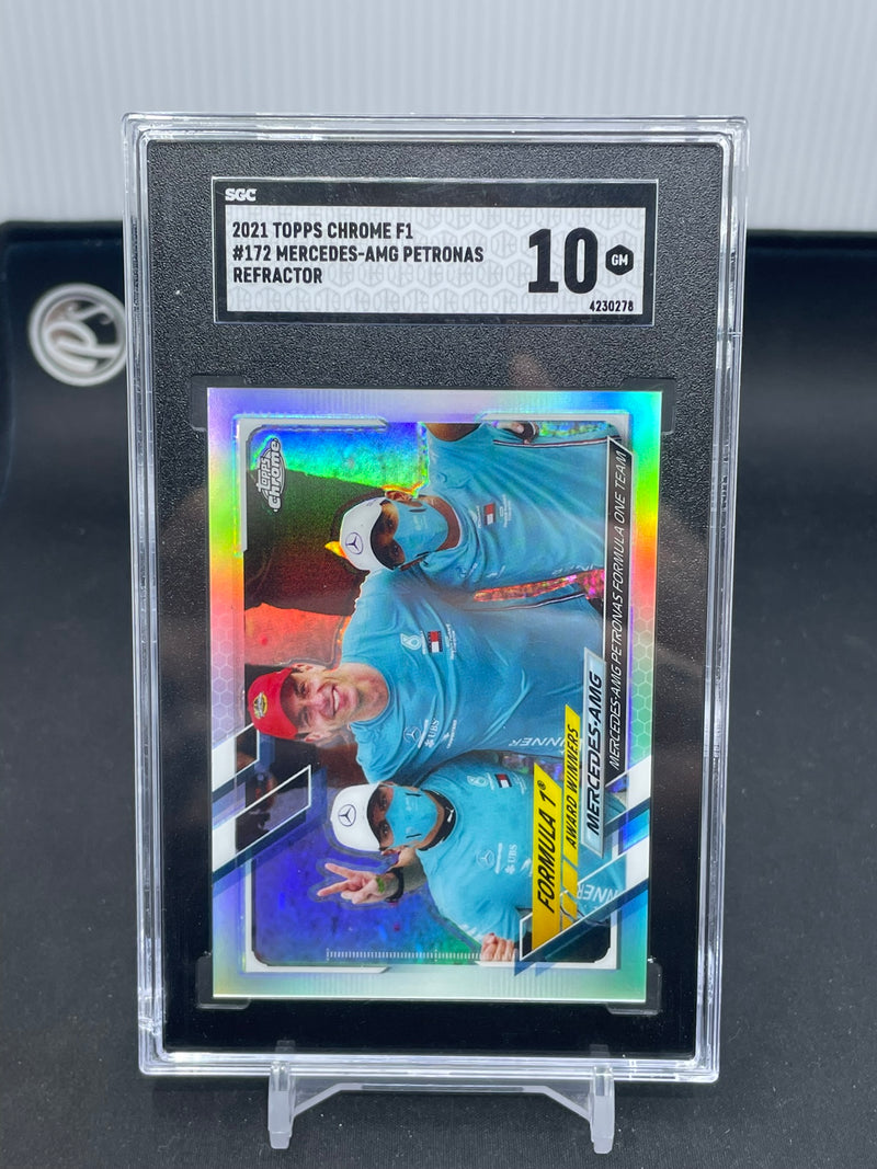 2021 TOPPS CHROME F1 - REFRACTOR - MERCEDES AMG PETRONAS -