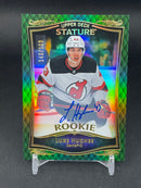 2023 UPPER DECK STATURE - AUTO GREEN - ROOKIE - L. HUGHES - #34 - #'D/199 - AUTOGRAPH - RC