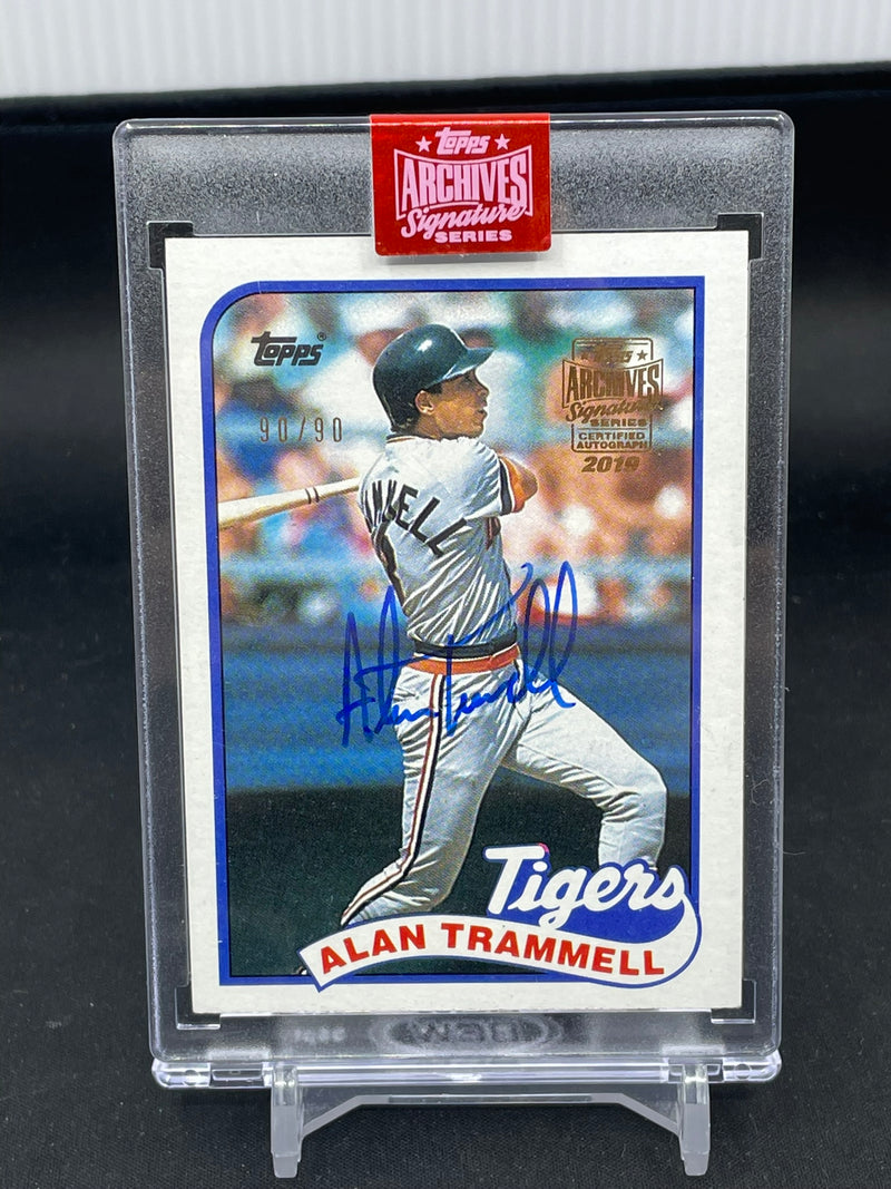 2019 TOPPS ARCHIVES - A. TRAMMELL - #770 - #'D/90 - AUTOGRAPH