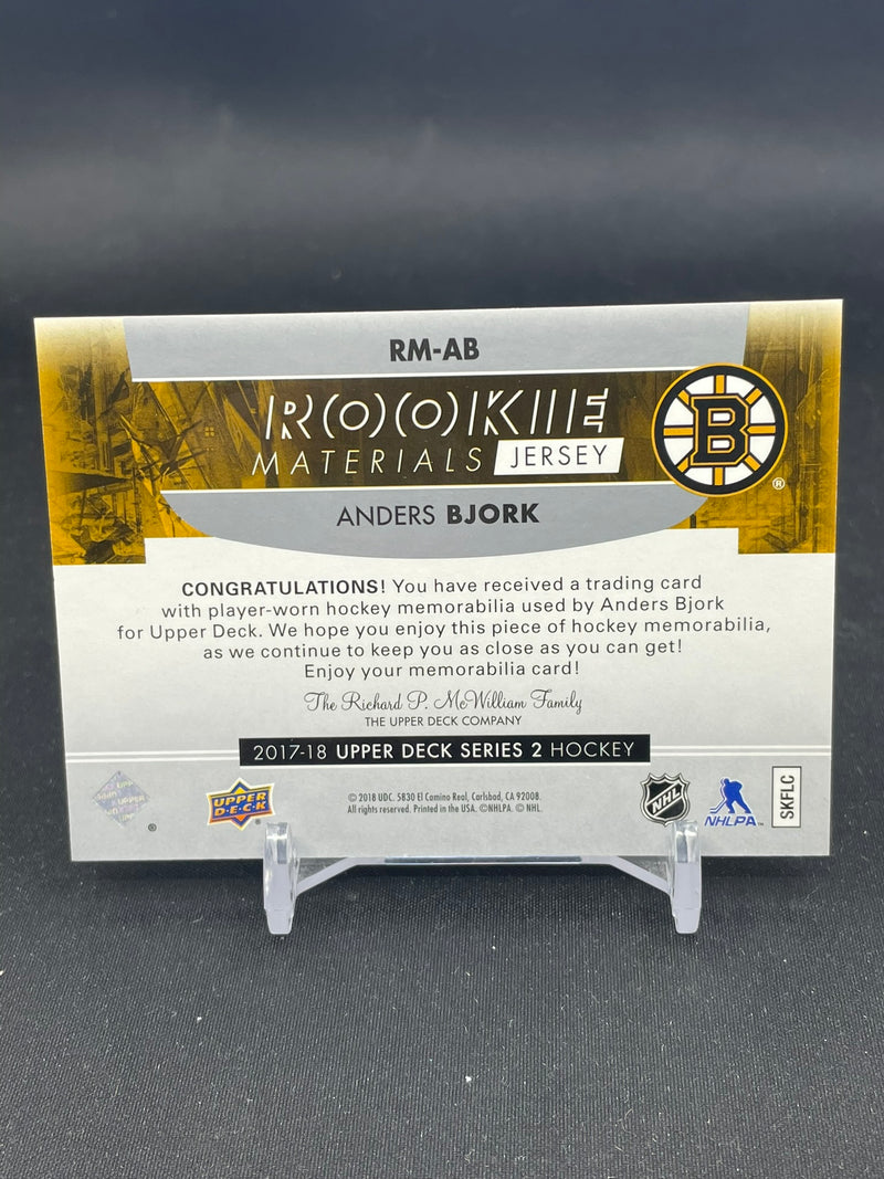 2017 UPPER DECK SERIES TWO - ROOKIE MATERIALS JERSEY - A. BJORK -