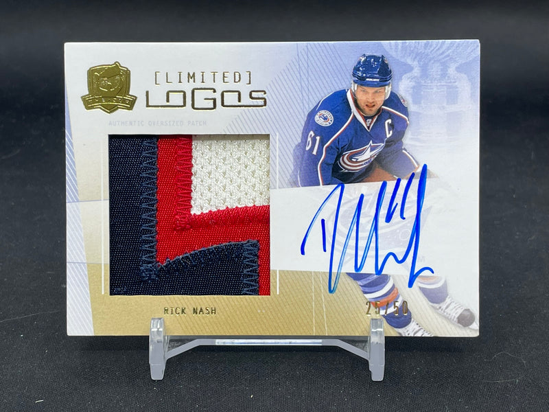 2009 UPPER DECK THE CUP - LIMITED LOGOS - R. NASH - #LL-RN - #'D/50 - RELIC - AUTOGRAPH