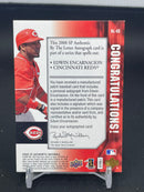 2008 UPPER DECK SP AUTHENTIC - BY THE LETTER - E. ENCARNACION - #BL-EE - #'D/75 - AUTOGRAPH PATCH