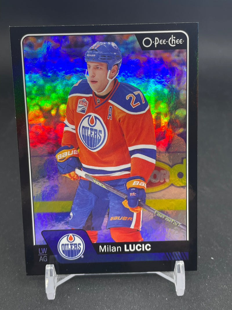 2016 UPPER DECK SERIES TWO - O-PEE-CHEE UPDATE - BLACK RAINBOW - M. LUCIC - #665 - #'D/100