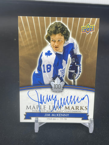 2017 UPPER DECK TORONTO MAPLE LEAFS CENTENNIAL - J. MCKENNY - #MLM-MC - AUTOGRAPH