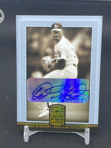 2005 DONRUSS - DONRUSS GREATS - D. STEWART - #15 - AUTOGRAPH