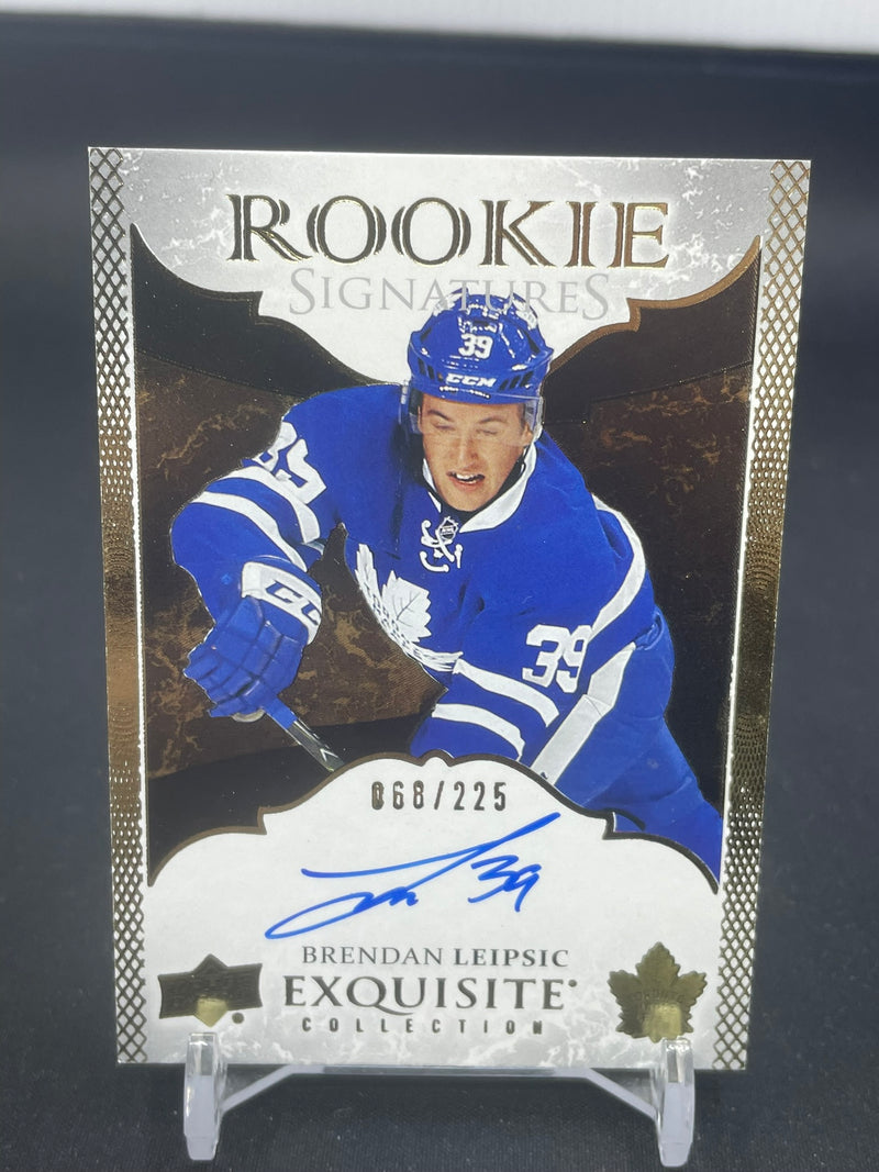 2016 UPPER DECK EXQUISITE COLLECTION - ROOKIE SIGNATURES - B. LEIPSIC - #ERS-BL - #'D/225 - AUTOGRAPH - RC