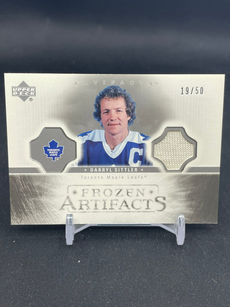 2005 UPPER DECK ARTIFACTS - FROZEN ARTIFACTS - D. SITTLER - #FA-DS - #'D/50 - RELIC